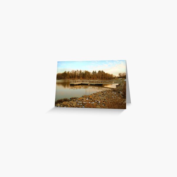 Fishing Pier Greeting Card