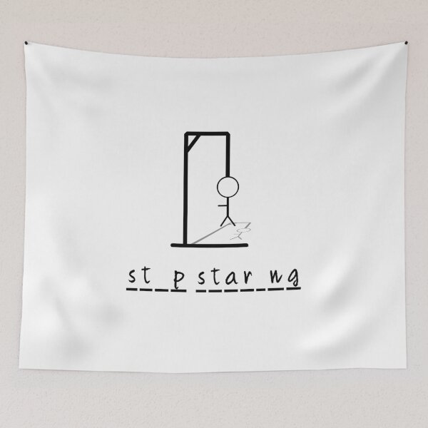 Item preview, Stop staring Hang man designed and sold by Mr-Moustachio.