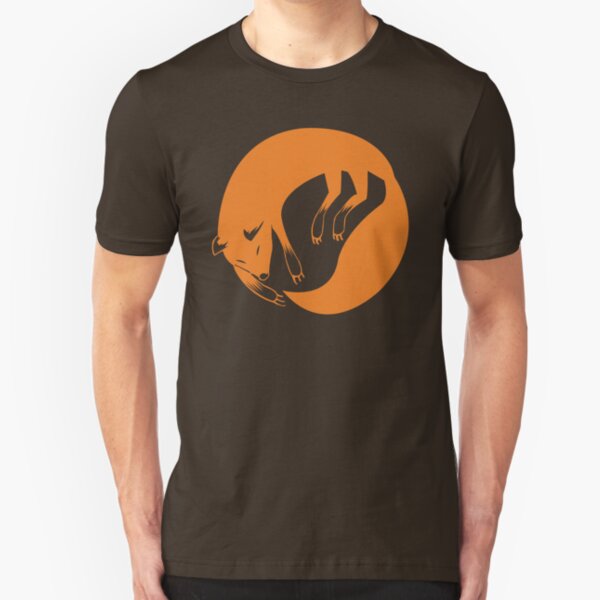 Orange Fox Slim Fit T-Shirt