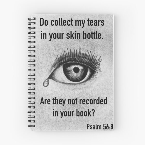 Item preview, Psalm 56:8 NWT Eye With Tear Charcoal Sketch designed and sold by RegalitosParaTi.