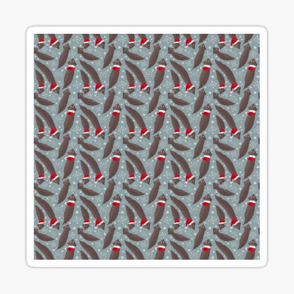 Christmas Planarians Sticker
