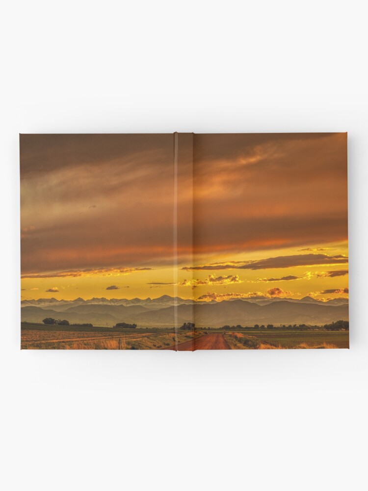 Alternate view of Sunset In Gold And Red Hardcover Journal