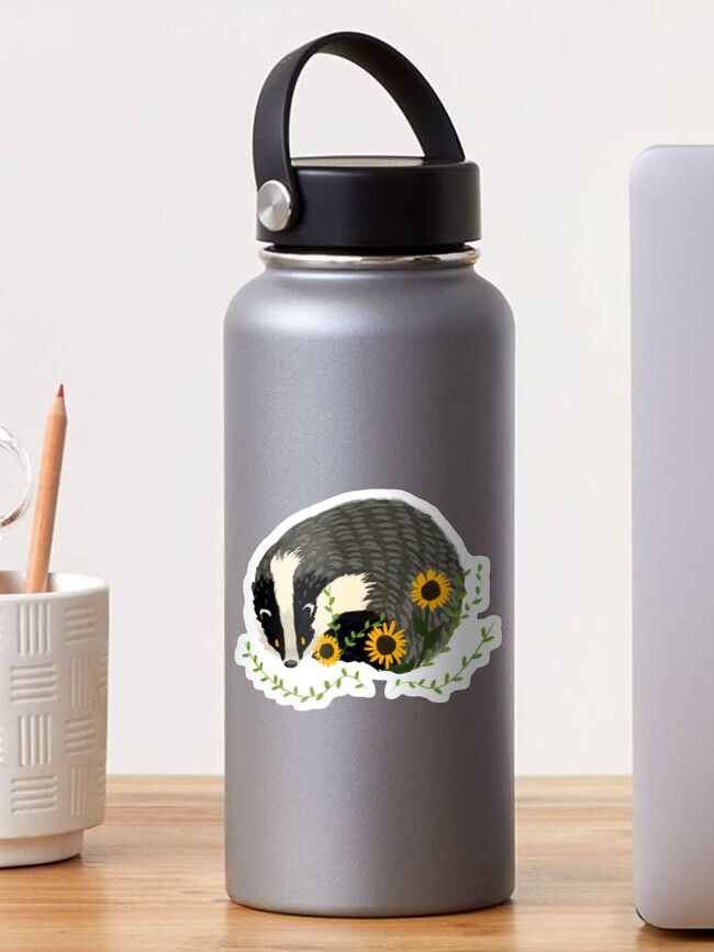 Thumbnail 1 of 3, Sticker, Little Badger designed and sold by Runny-Honey.