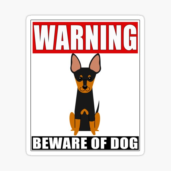 WARNING Sign Pit Bull On Board Funny Animal Loving Sticker Decal 2 Pk DND