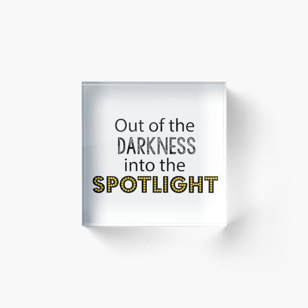 Everybody's Talking about Jamie: Out of the Darkness Acrylic Block