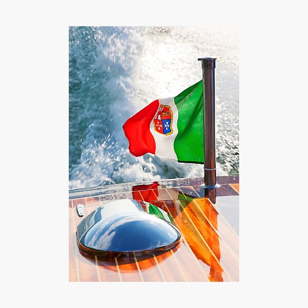 Italy Flag Photographic Print