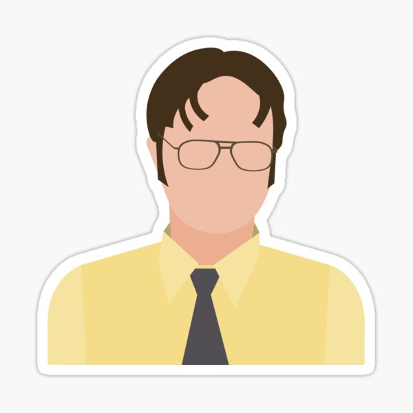 Dwight Schrute Sticker For Sale By Art By Anna Redbubble 