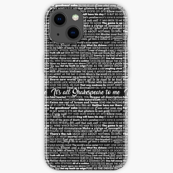 It's All Shakespeare To Me (Light Version) iPhone Soft Case