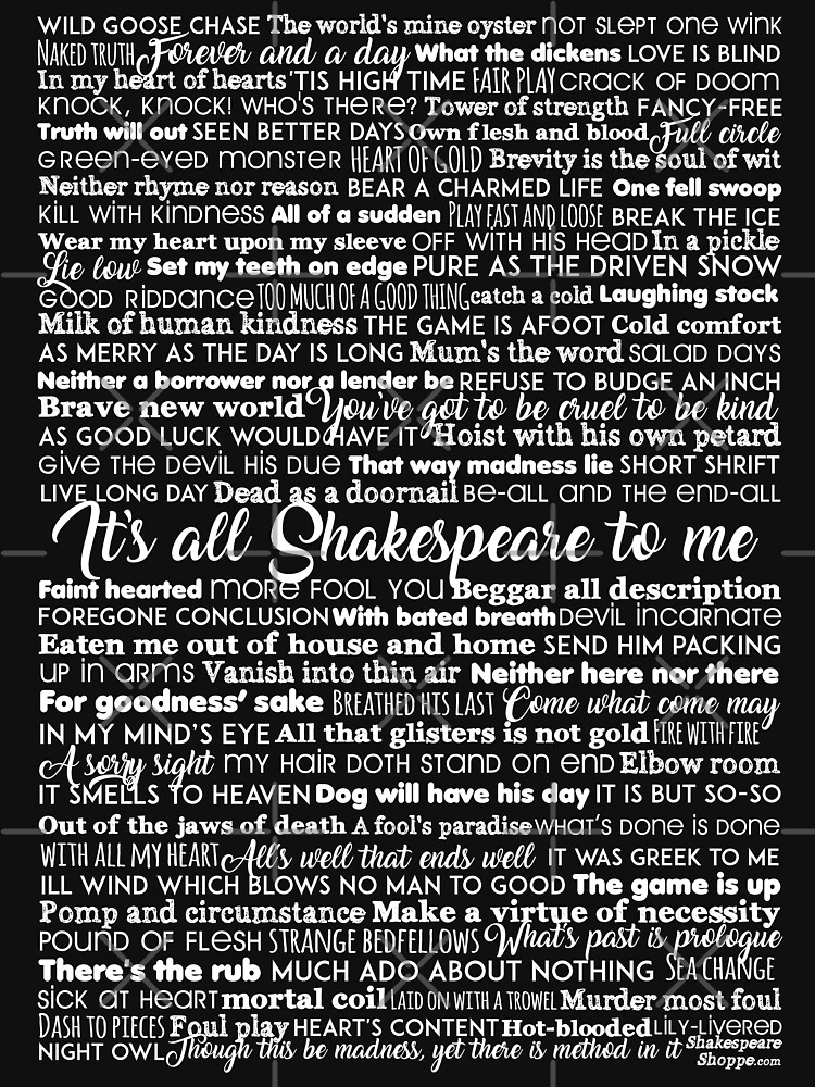 It's All Shakespeare To Me (Light Version) by incognitagal