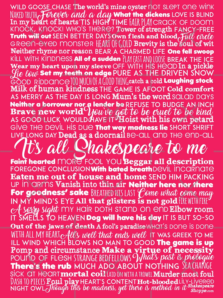 It's All Shakespeare To Me (Light Version) by incognitagal