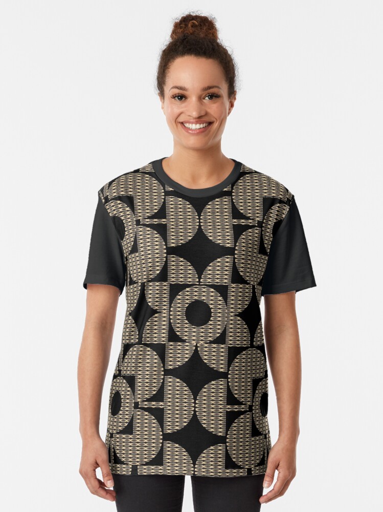 Thumbnail 2 of 5, Graphic T-Shirt, Classic Floral Abstraction designed and sold by helenatiainen.