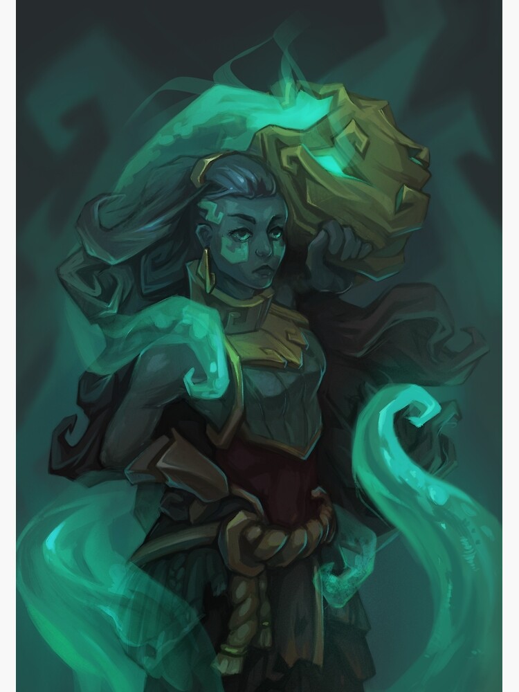 Illaoi  Greeting Card for Sale by owl-howl