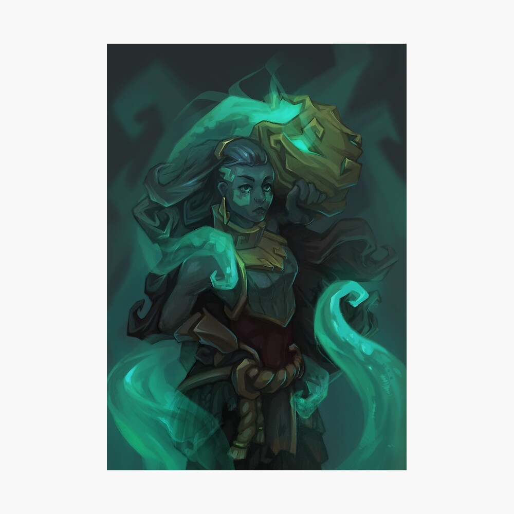 Illaoi  Greeting Card for Sale by owl-howl