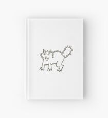Angry kitty Hardcover Journal