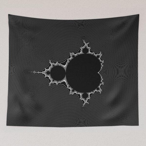 Item preview, Monochrome Mandelbrot  2018-12-29-001 designed and sold by Rupert Russell.