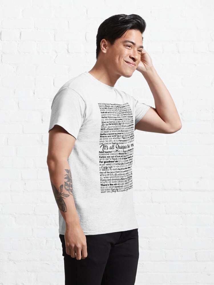 Alternate view of It's all Shakespeare To Me (Dark Version) Classic T-Shirt