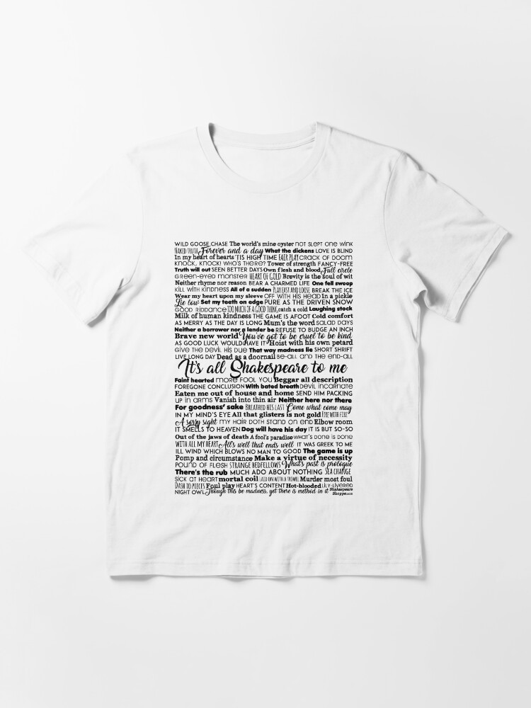 Alternate view of It's all Shakespeare To Me (Dark Version) Essential T-Shirt