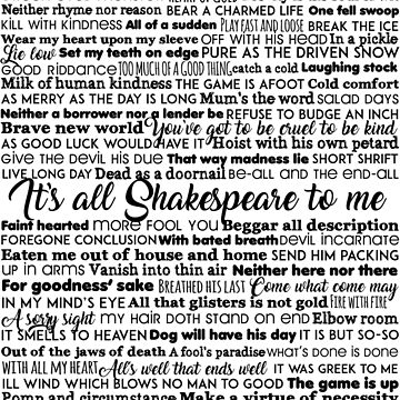 Artwork thumbnail, It's all Shakespeare To Me (Dark Version) by incognitagal