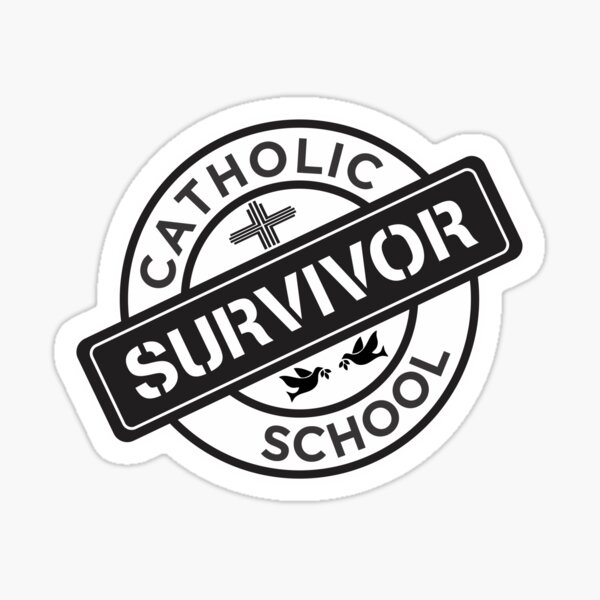 Catholic School Survivor Sticker