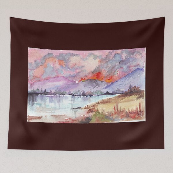 Item preview, Veldfire over the mountains designed and sold by Maree Clarkson .