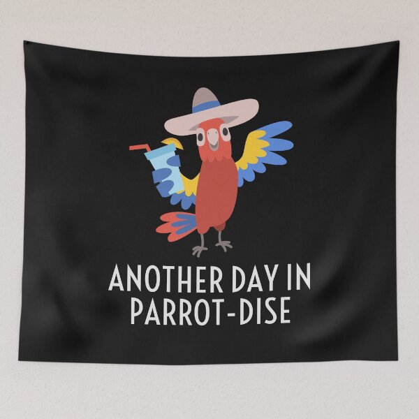 Item preview, Another Day in Parrot-Dise: Parrot Paradise designed and sold by friendlyspoon.
