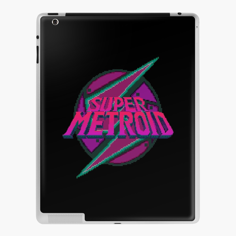 super metroid colorflip logo nintendo metroid pixel art ipad case skin by surik redbubble super metroid colorflip logo nintendo metroid pixel art ipad case skin by surik redbubble