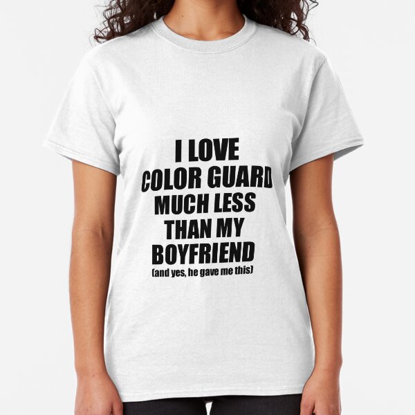 Color guard 2025 boyfriend shirt