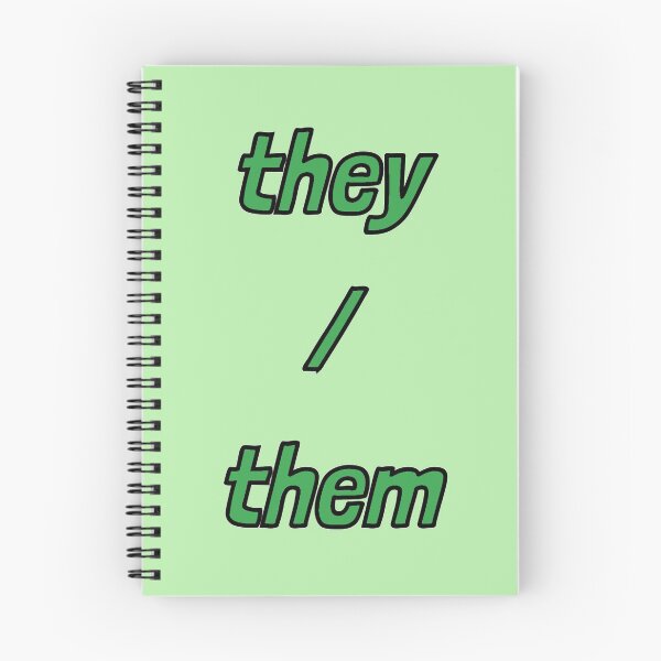 Item preview, Green They/Them Pronouns designed and sold by gloeworm.