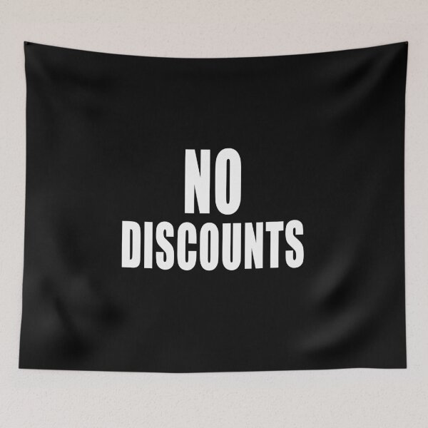 Item preview, No Discounts designed and sold by hamsters.