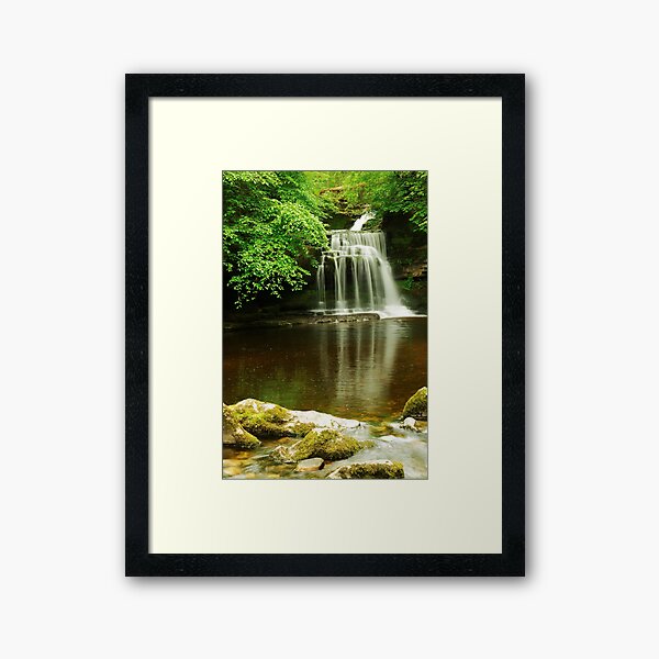 WEST BURTON FALLS Framed Art Print