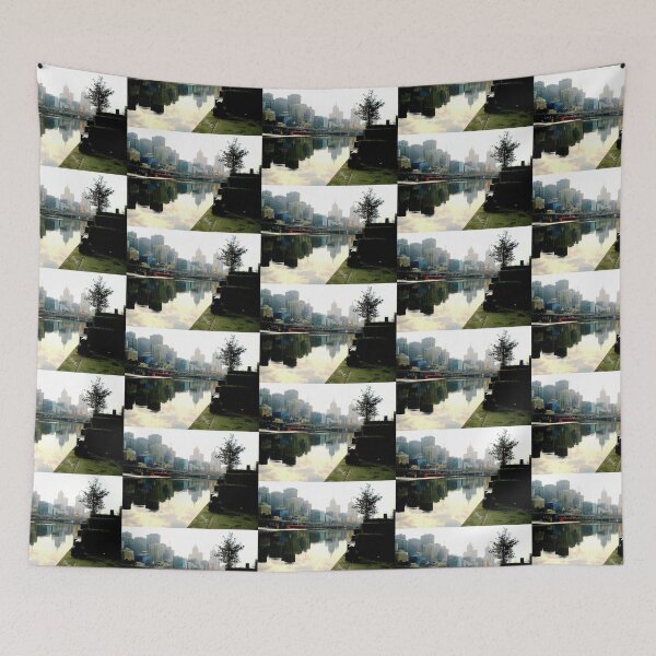 Item preview, Misty Reflections of Melbourne City in Yarra River. Vic. Aust. designed and sold by EdsMum.