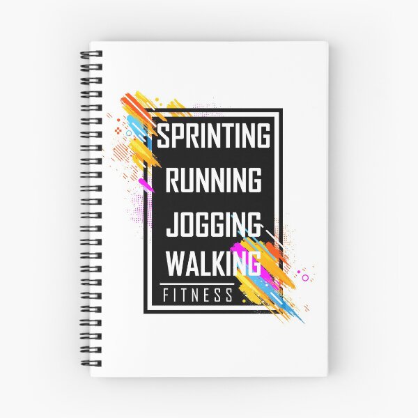 Item preview, SPRINTING RUNNING JOGGING WALKING FITNESS designed and sold by Koala Designs & Print.