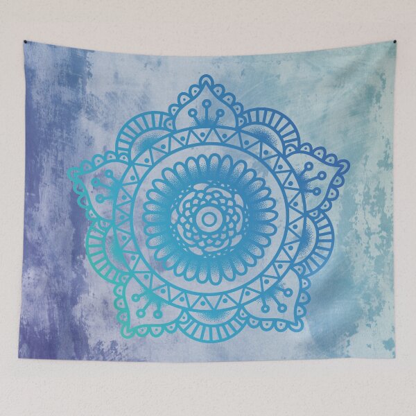 Item preview, Blue Mandala  designed and sold by bohoDecor.