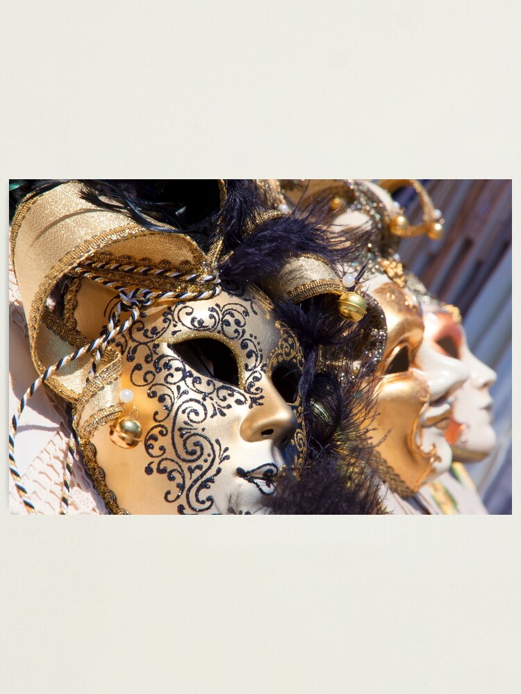 Alternate view of Masks Of Venice Photographic Print