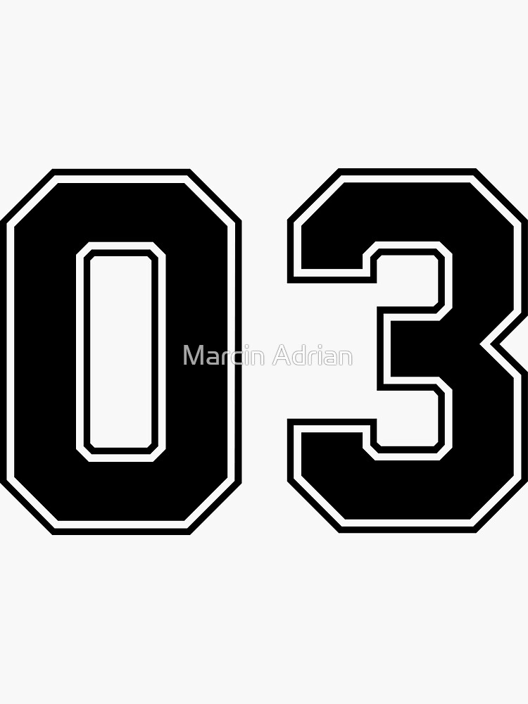 22 American Football Classic Vintage Sport Jersey Number in black number on  white background for american football, baseball or basketball Sticker for  Sale by Marcin Adrian