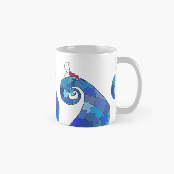 Mu blue wave Classic Mug