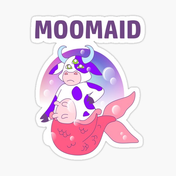 Vista previa del artículo con la obra «Sassy majestuosa criatura moomaid», diseñado y vendido por ComicCollages.