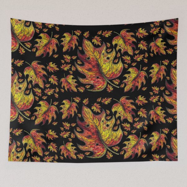 Item preview, Autum Leaves - Black designed and sold by Angelika Kjeller.