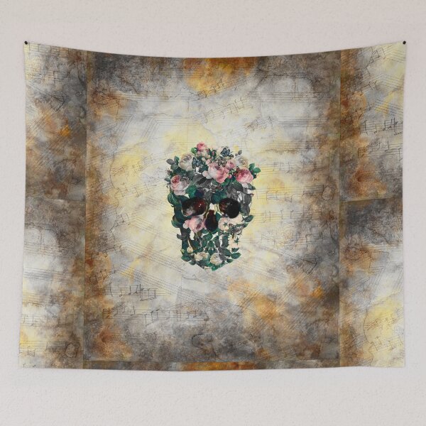 Item preview, Rose Garden Skull designed and sold by Talip Memis.