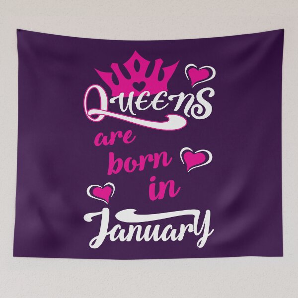 Item preview, Queens are born in January designed and sold by mimsyx.