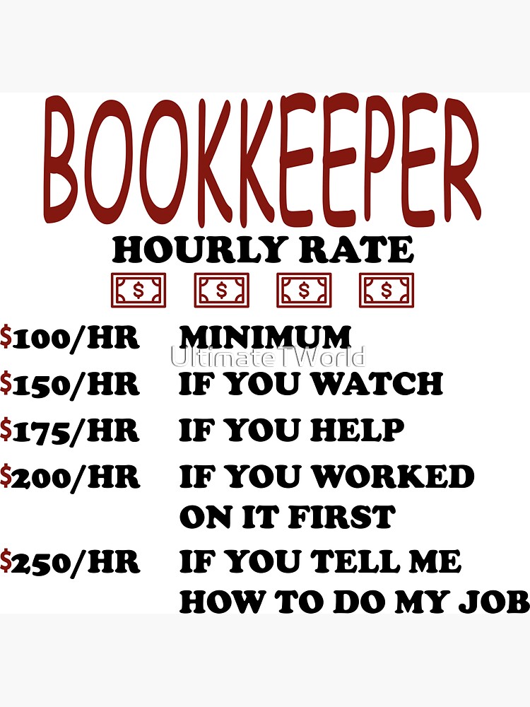 self employed bookkeeper hourly rate
