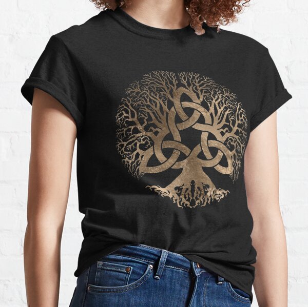 Tree of life -Yggdrasil with Triquetra Classic T-Shirt