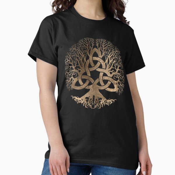 Aperçu de l'œuvre Arbre de vie -Yggdrasil avec Triquetra créée et vendue par Nartissima.