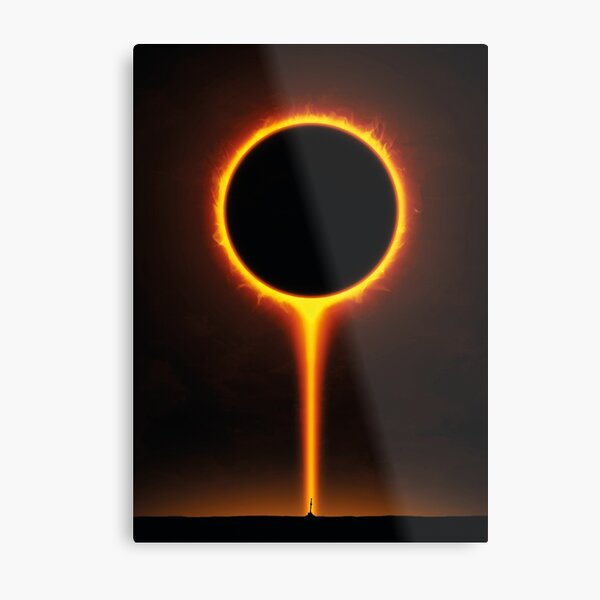 The Eclipse Of The First Flame Metal Print