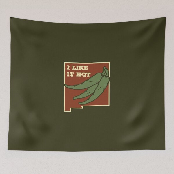 Item preview, I Like It Hot Green Chile T Shirt designed and sold by HolidayShirts.