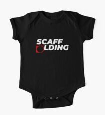 Scaffolders Tee Occupations Short Sleeve Baby One-Piece