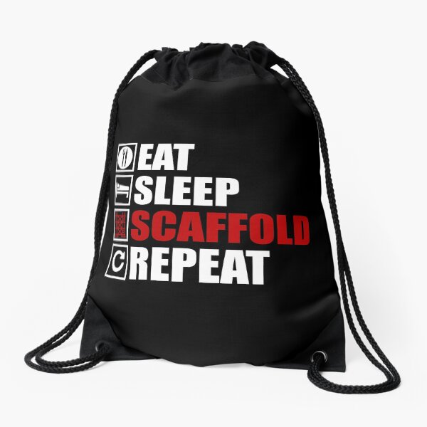 Scaffold Tee Drawstring Bag