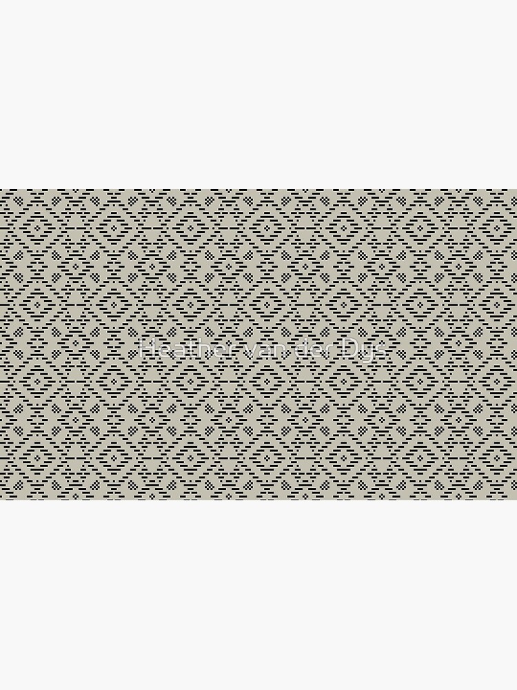 Folk Art Pattern in White by vanderdys