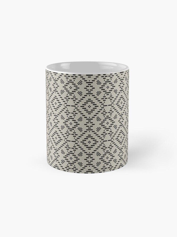 Alternate view of Folk Art Pattern in White Coffee Mug
