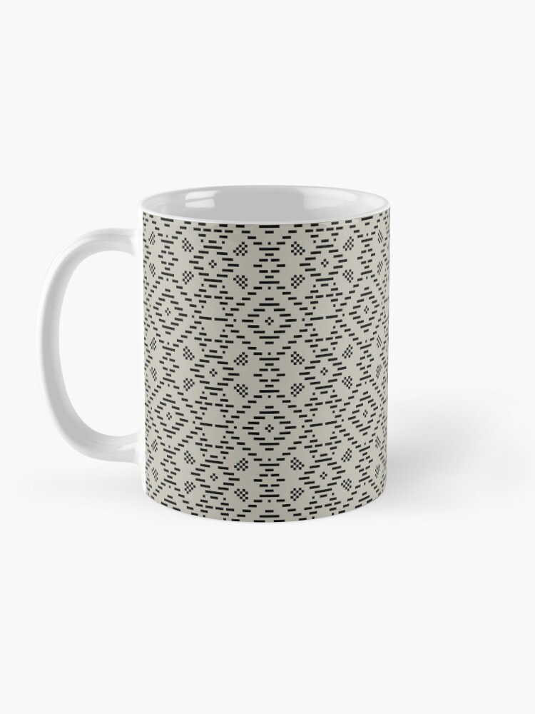 Alternate view of Folk Art Pattern in White Coffee Mug